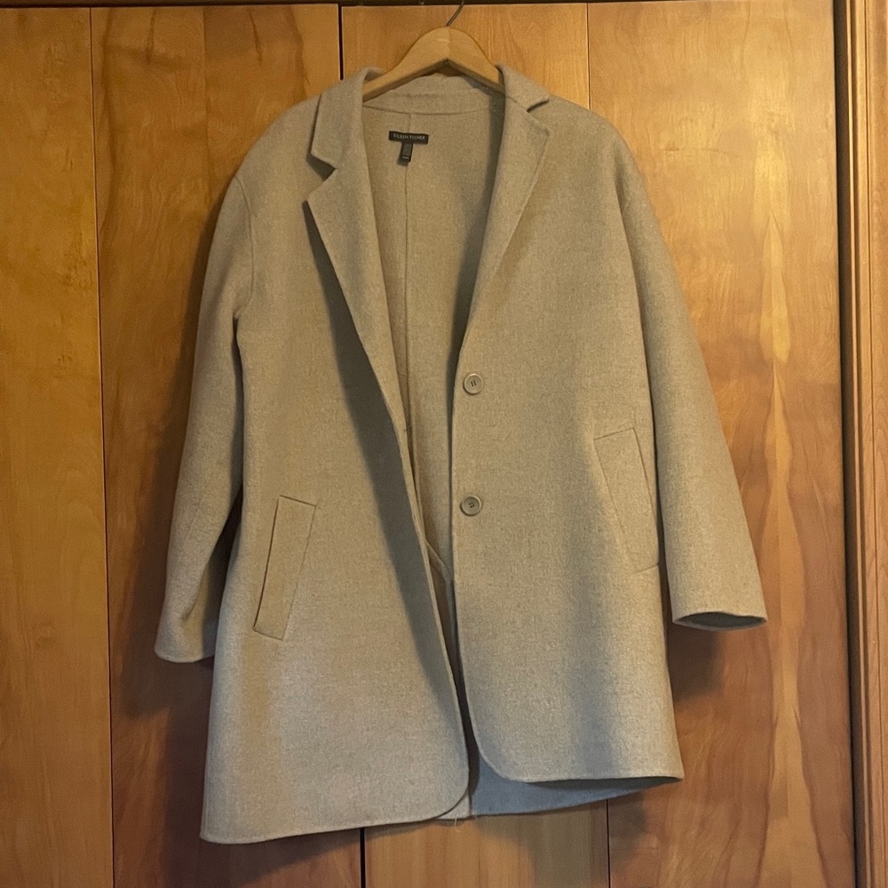 Eileen Fisher Tan Trench Coat